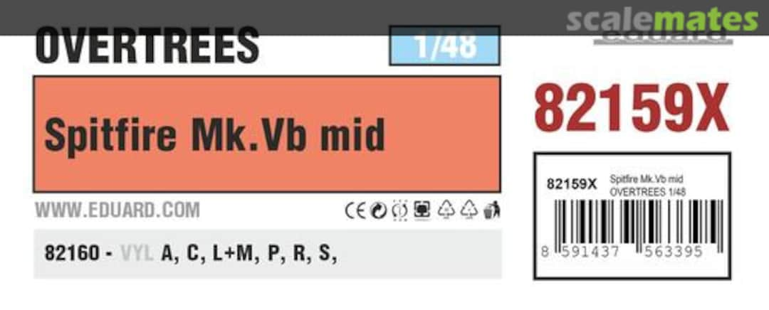 Boxart Spitfire Mk.Vb mid 82159X Eduard