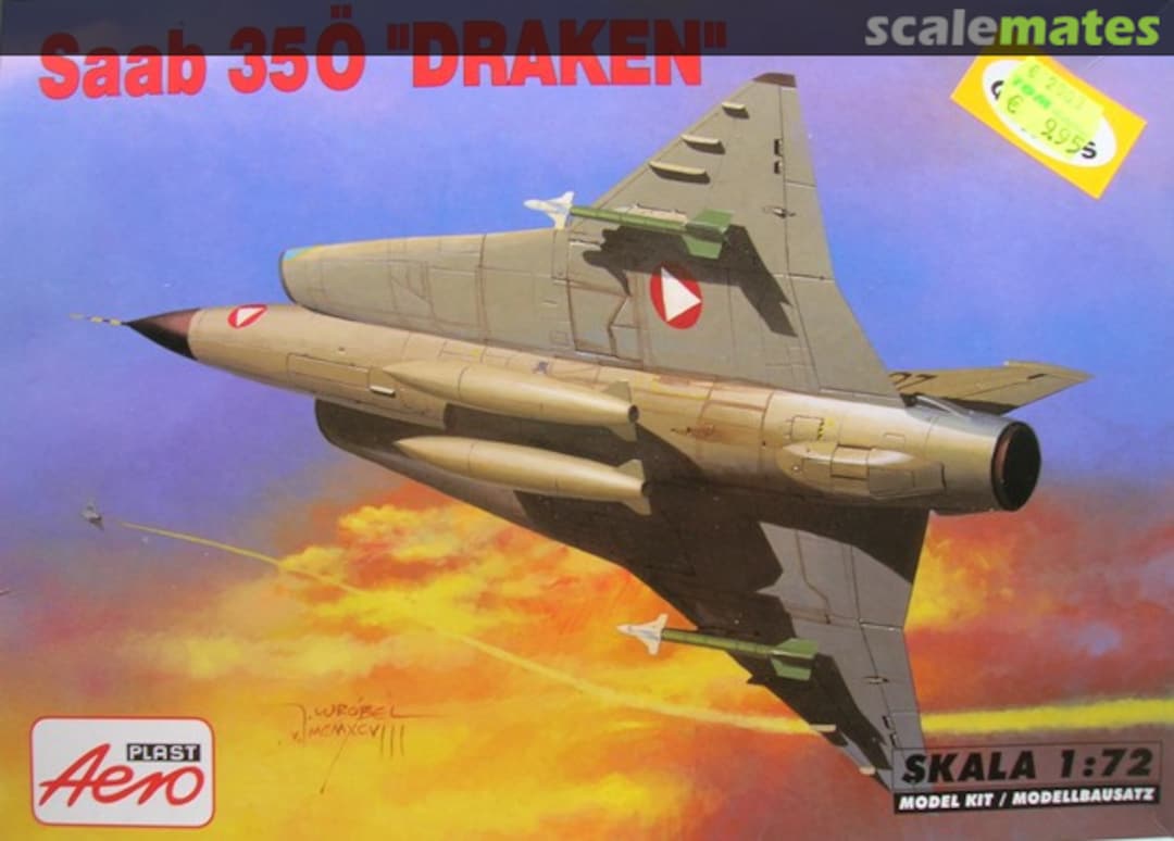 Boxart Saab 35Ö "Draken" 90003 Aeroplast