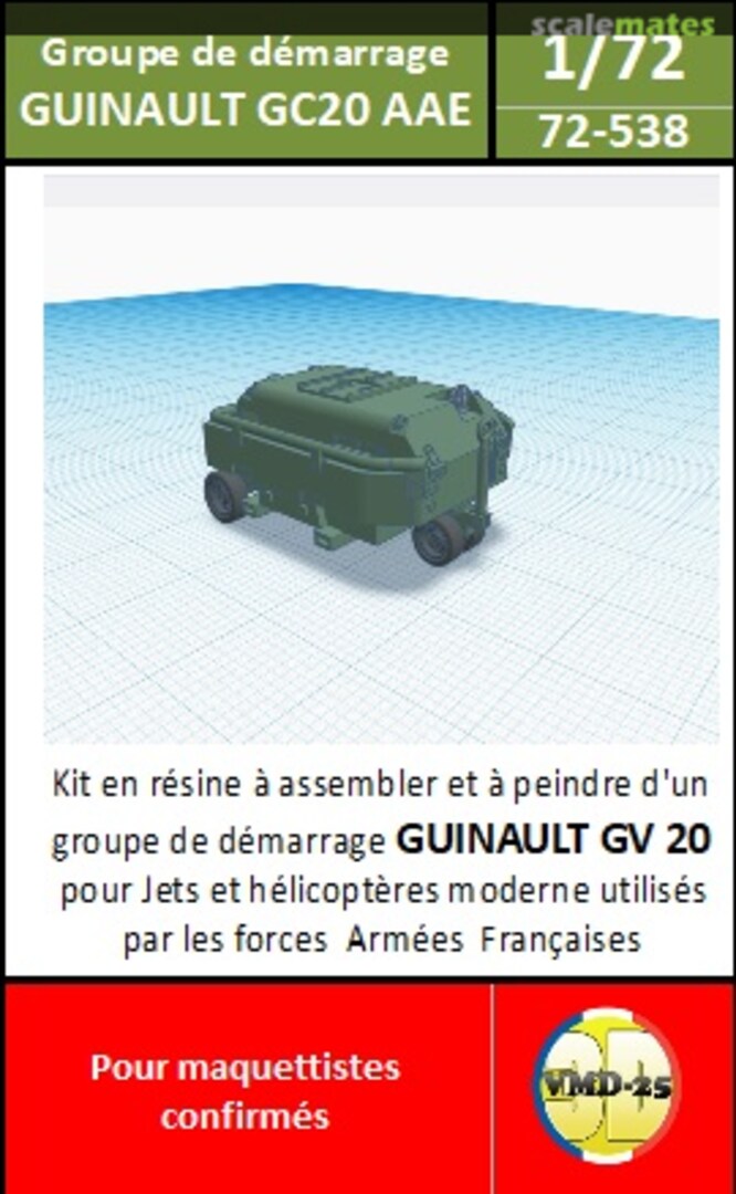 Boxart Groupe Guinault GC 20 "Armée de L'Air" 72-538 VMD25_3D