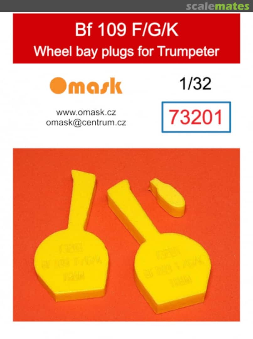 Boxart Bf 109 F/G/K wheel bay plugs  73201 Omask