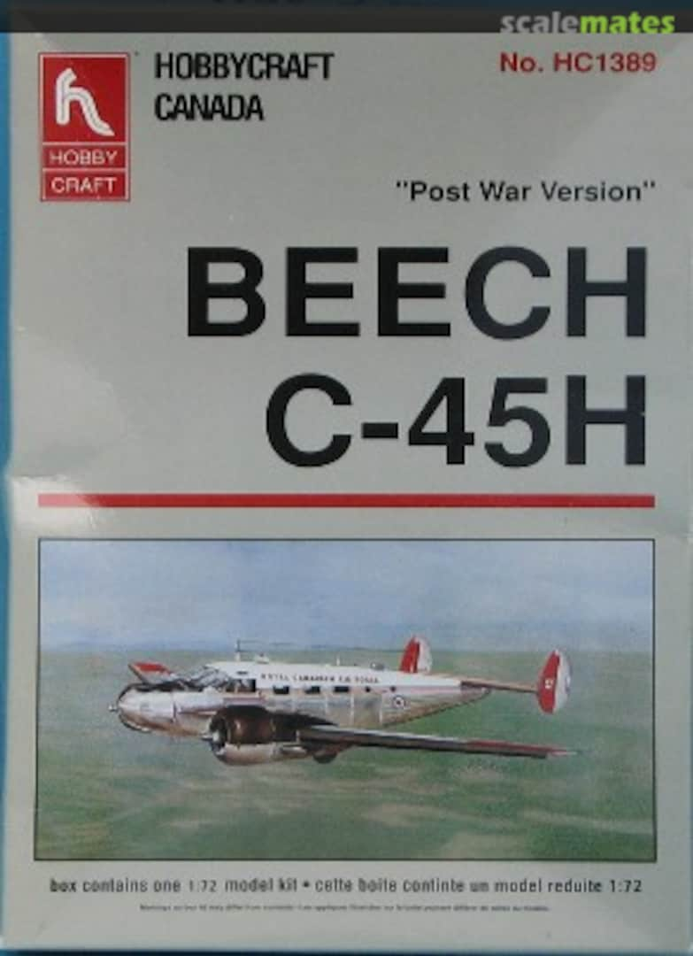 Boxart "Post War Version" Beech C-45H HC1389 Hobbycraft