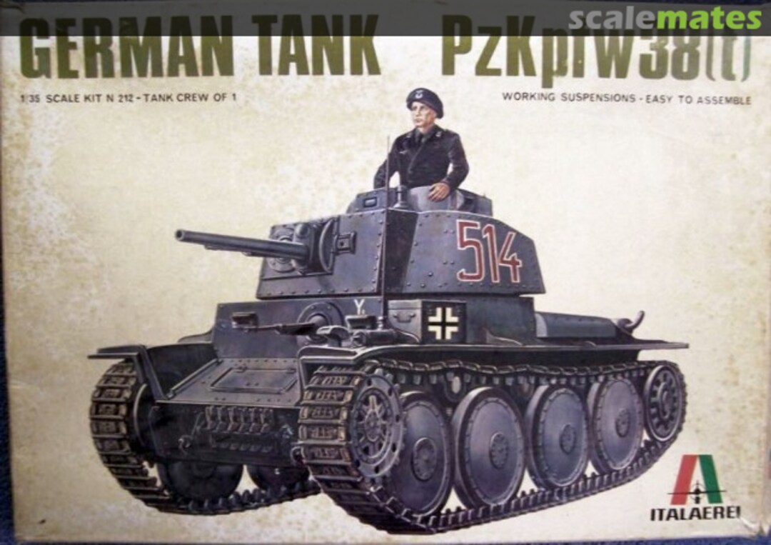 Boxart Pz.Kpfw. 38(t) 212 Italaerei