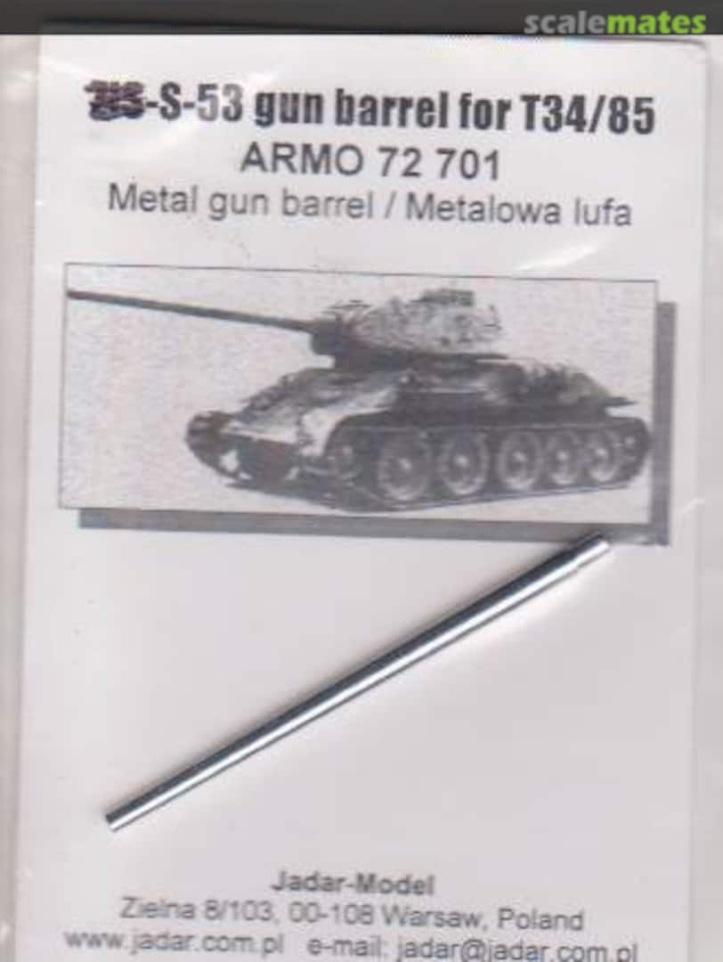 Boxart ZIS-S-53 gun barrel 72701 Armo