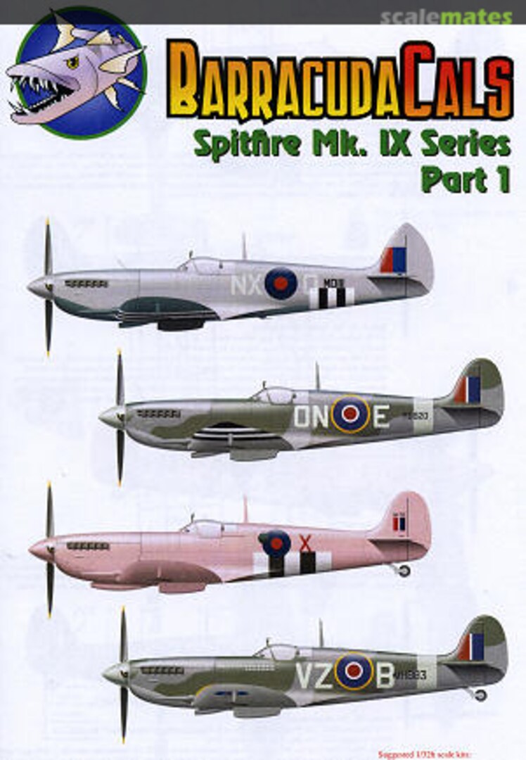 Boxart Spitfire Mk IX Series BC72004 Barracuda Studios