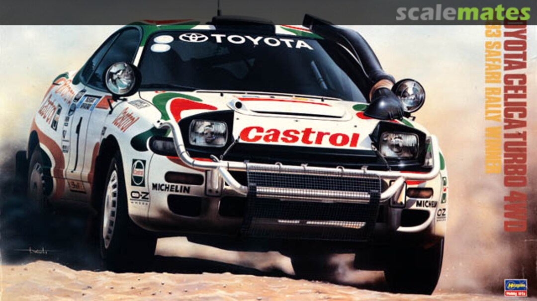 Boxart Toyota Celica Turbo 4WD Safari Rally Winner '93 25075 Hasegawa