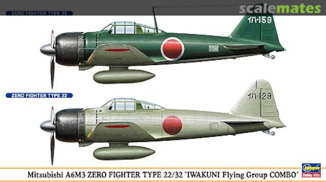 Boxart Mitsubishi A6M3 Zero Fighter Type 22/32 00949 Hasegawa