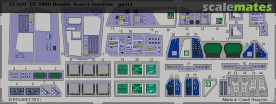 Boxart EF 2000 Two-seater interior 32659 Eduard