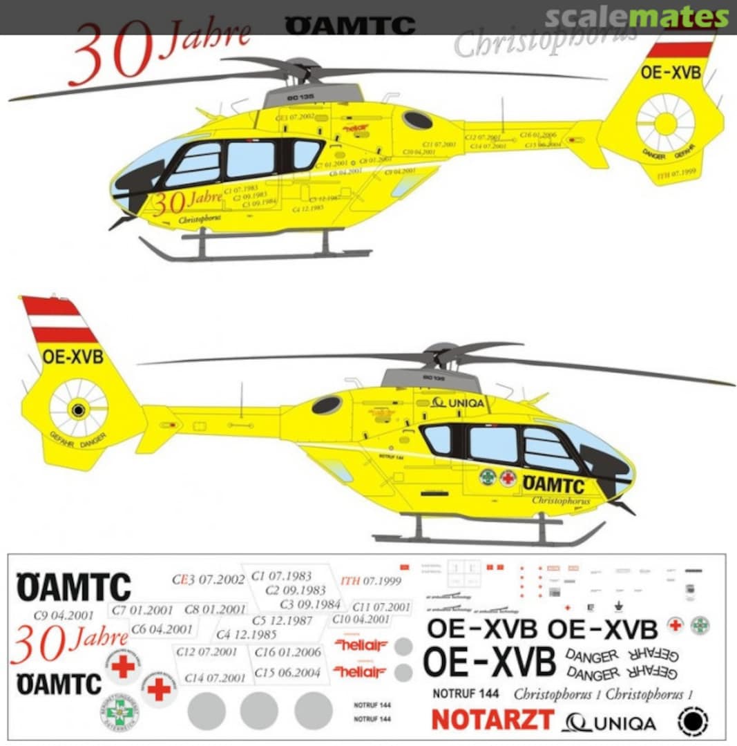 Boxart EC-135 ÖAMTC Christophorus 1  Brent-Air-Decals