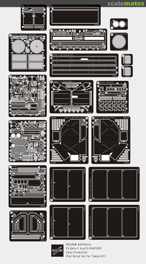Boxart Pz.Kpfw.V Ausf.G PANTHER Early Production AF35A44 Rochm
