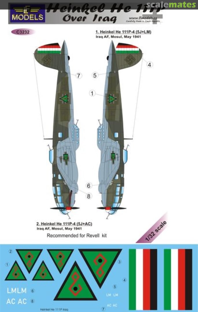 Boxart Heinkel He 111P C3268 LF Models