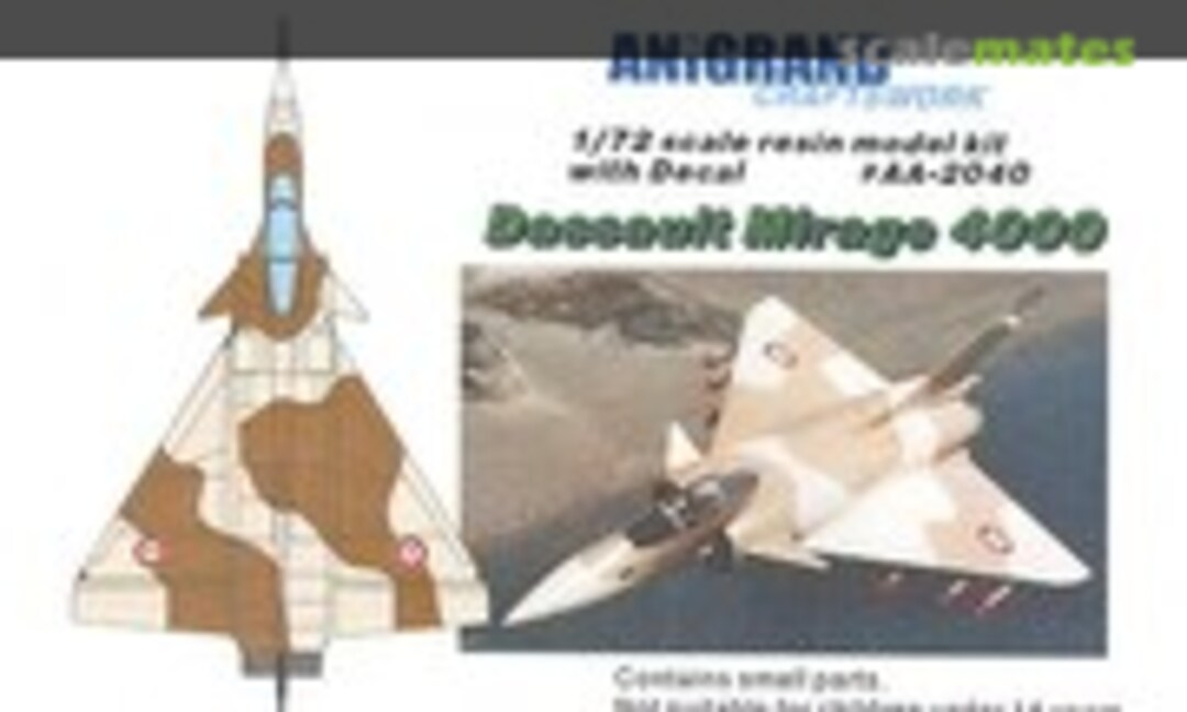 1:72 Dassault Mirage 4000 (Anigrand Craftswork AA-2040)