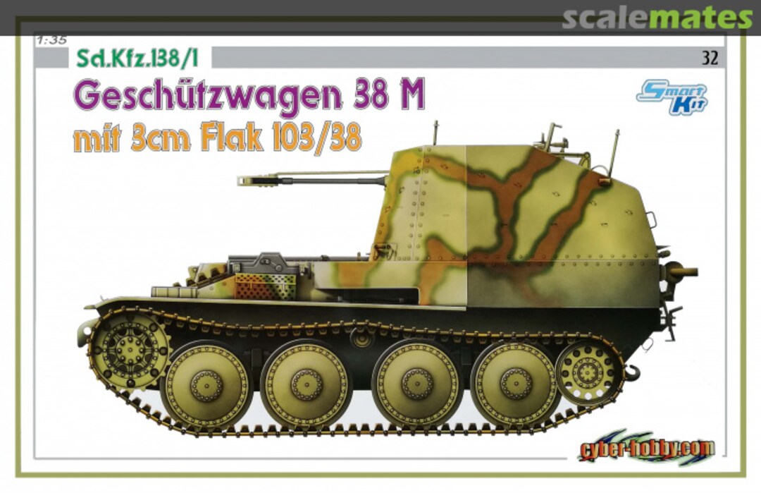 Boxart Geschützwagen 38 M 6481 Cyber Hobby