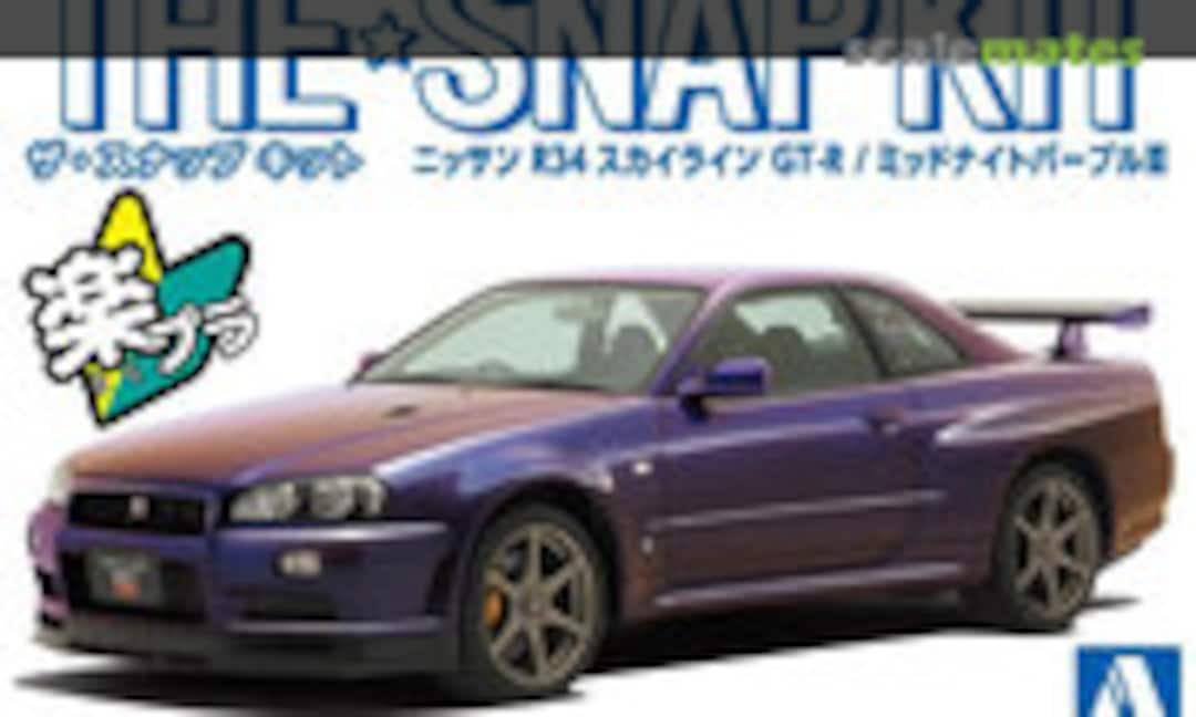 1:32 Nissan R34 Skyline GT-R / Midnight Purple (Aoshima 062524)