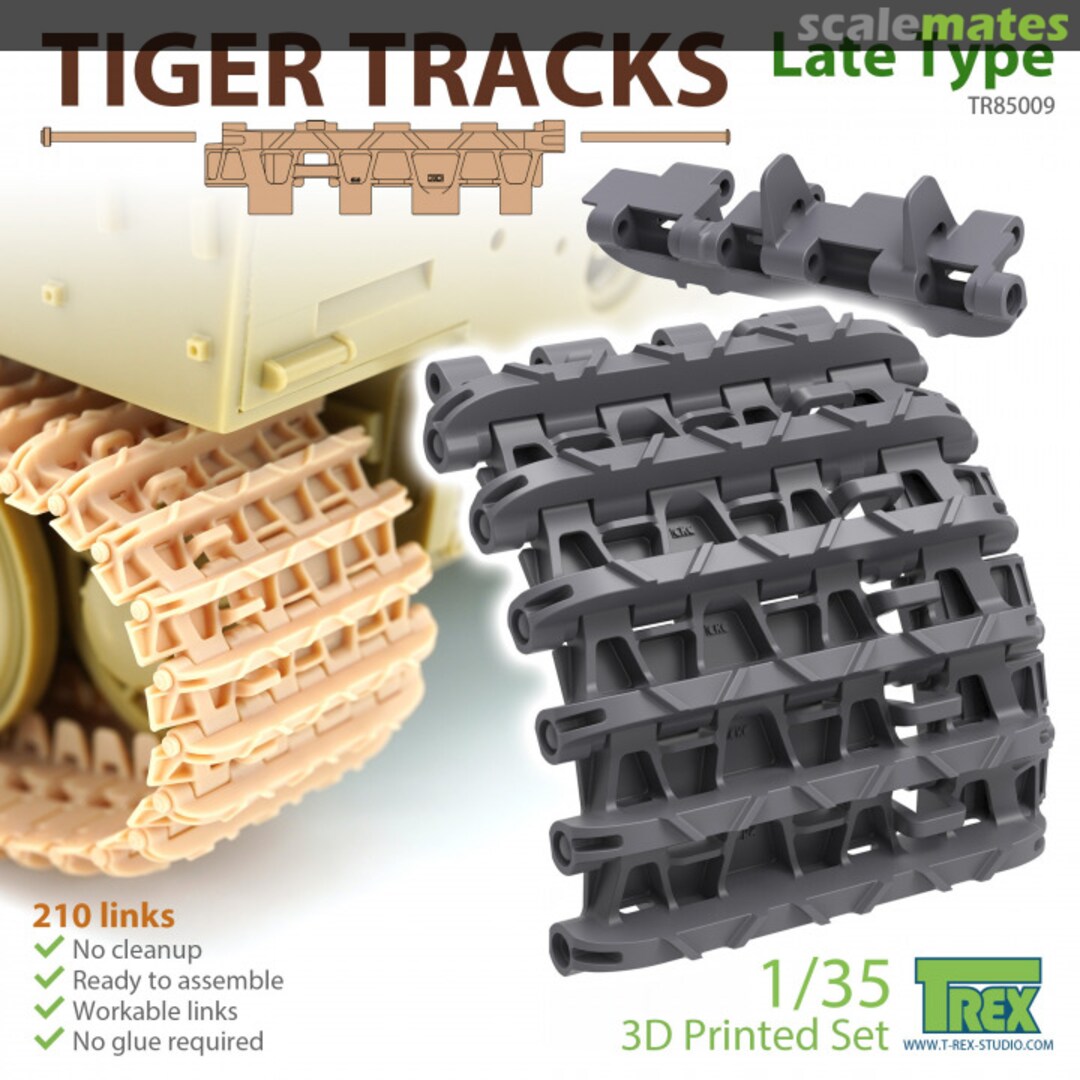 Boxart Tiger Tracks Late Type TR85009 T-Rex Studio