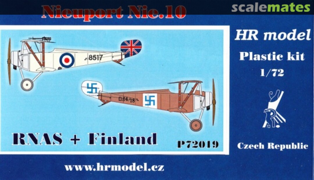 Boxart Nieuport Nie.10 P72019 HR Model