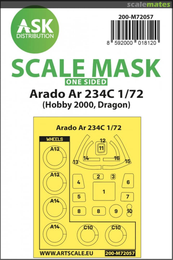 Boxart Arado Ar 234C 200-M72057 ASK