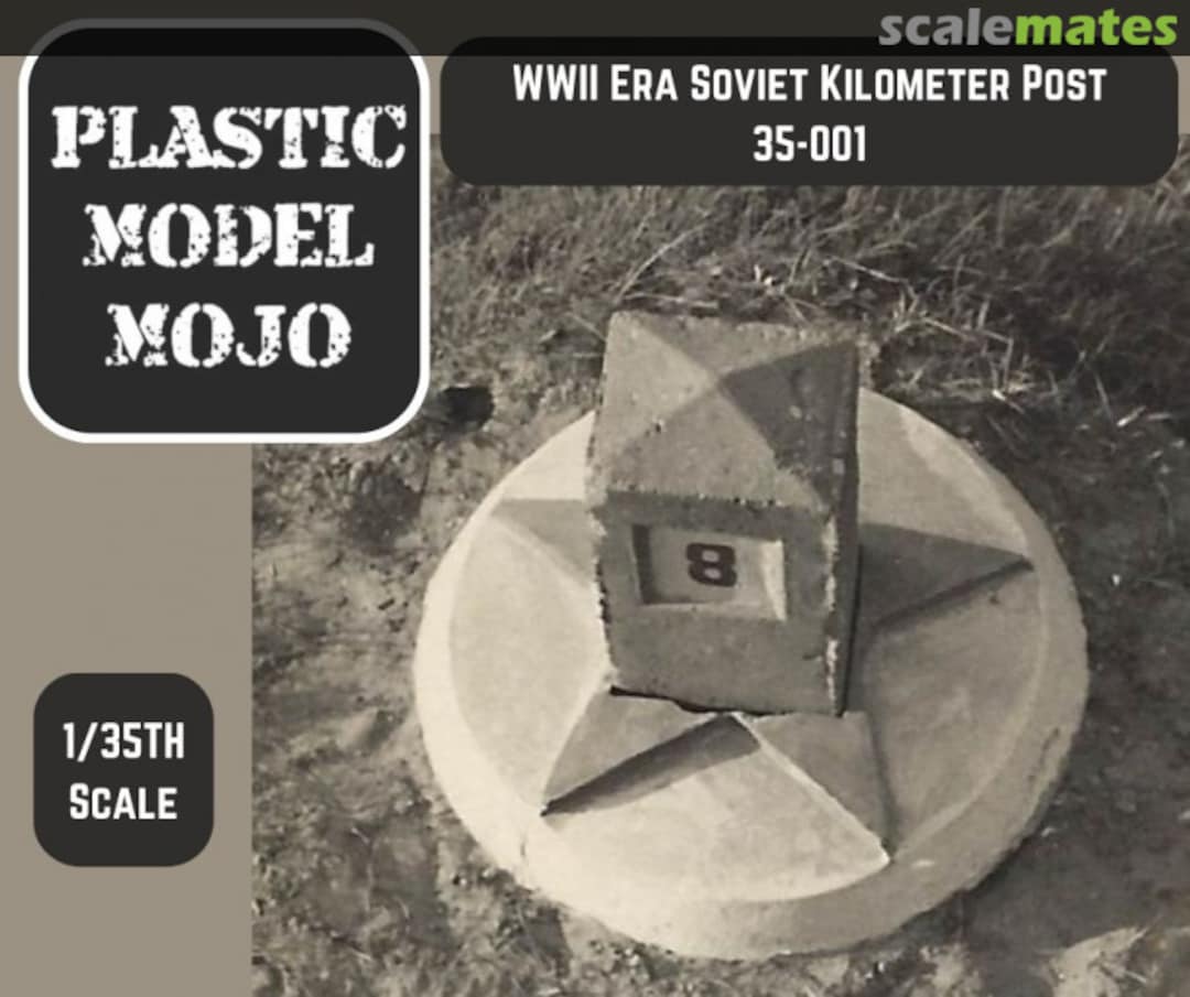 Boxart Kilometer Post 35-001 Plastic Model Mojo