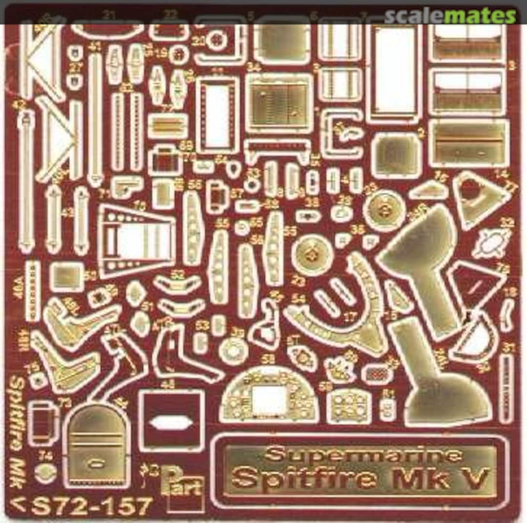 Boxart Spitfire V S72-157 Part