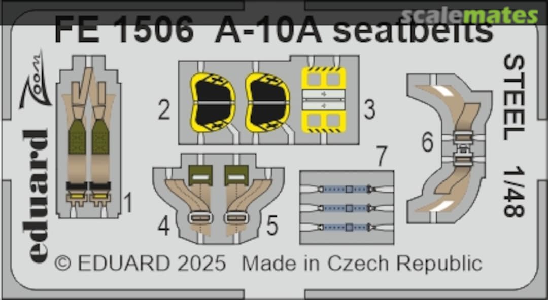 Boxart A-10A Seatbelts  FE1506 Eduard