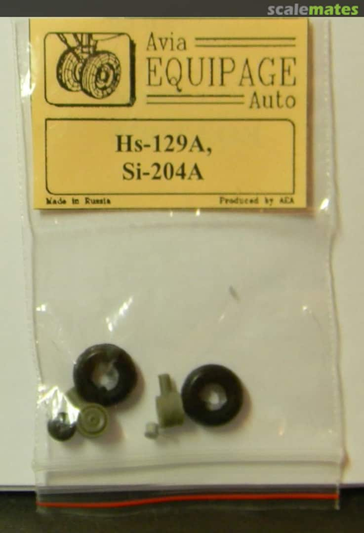 Boxart Henschel Hs-129A / Siebel Si-204A wheel set 72066 Avia Equipage Auto