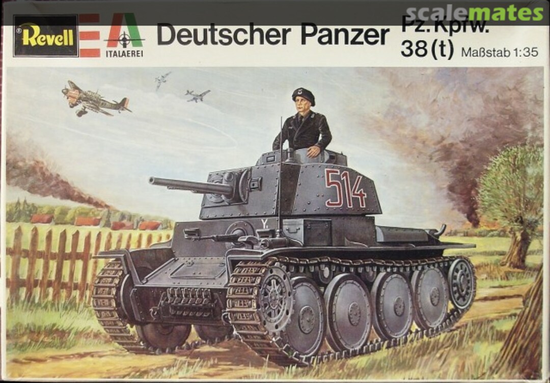 Boxart Pz.Kpfw. 38(t) H-2102 Revell/Italaerei