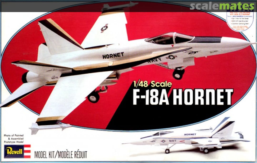 Boxart F-18A Hornet 4500 Revell