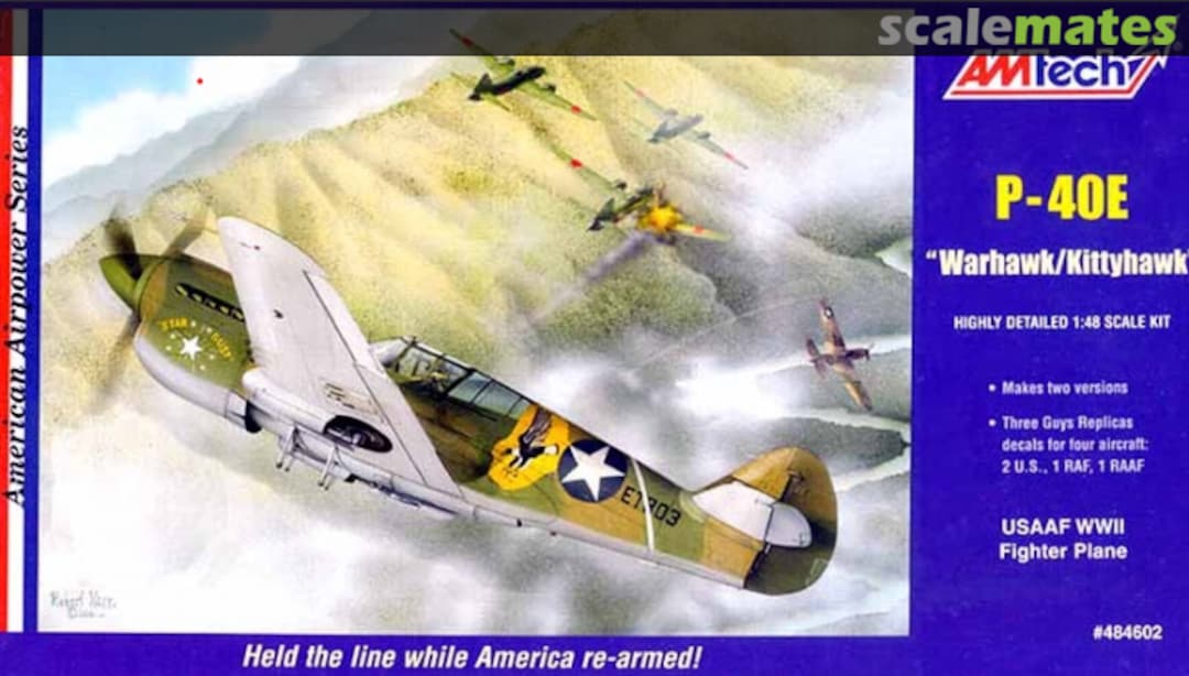 Boxart P-40E 484602 AMtech