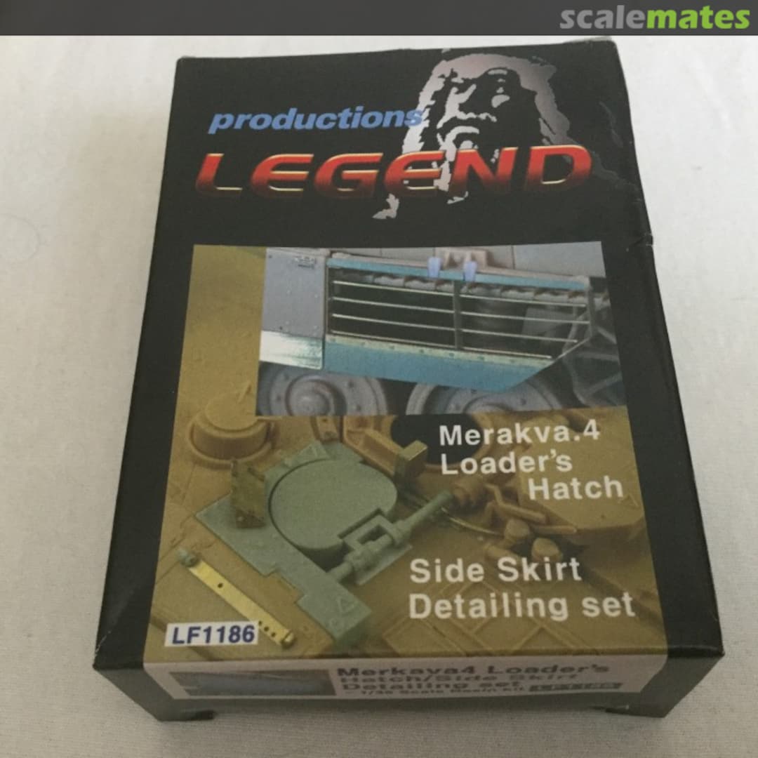 Boxart Merkava Mk.4 Loader’s Hatch / Side Skirt Detailing Set LF1186 Legend Productions