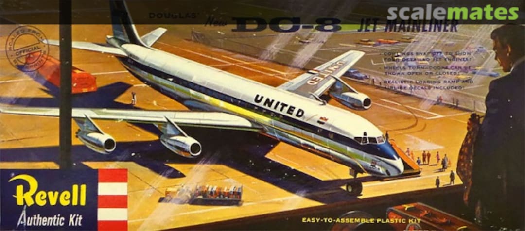 Boxart DC-8 Jet Mainliner H-248 Revell