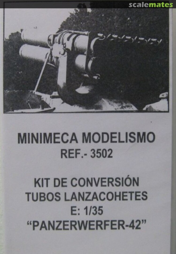 Boxart Panzerwerfer 42 Tubes 3502 Minimeca Modelismo