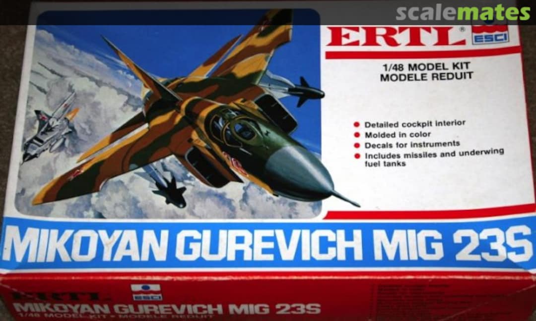 Boxart Mikoyan Gurevich MiG 23S 8207 ERTL