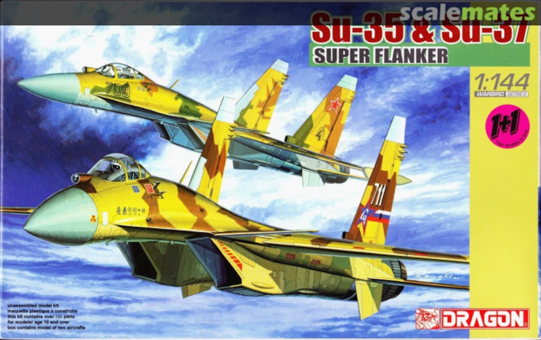 Boxart Su-35 & Su-37 SUPER Flanker 4584 Dragon