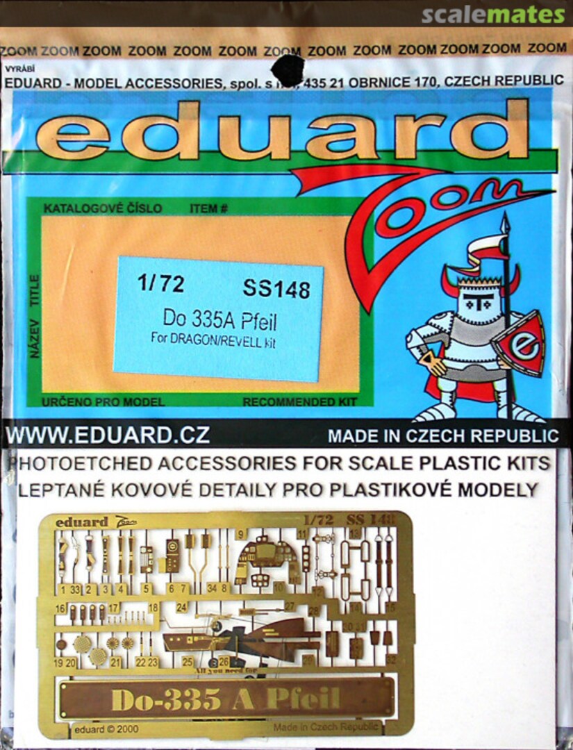 Boxart Do 335A Pfeil SS148 Eduard