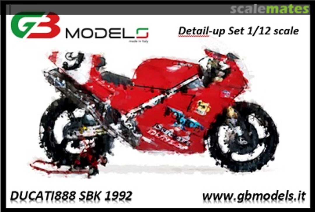 Boxart Ducati 888 SBK (1992) Details Up Set GB12-M02/B GB Models