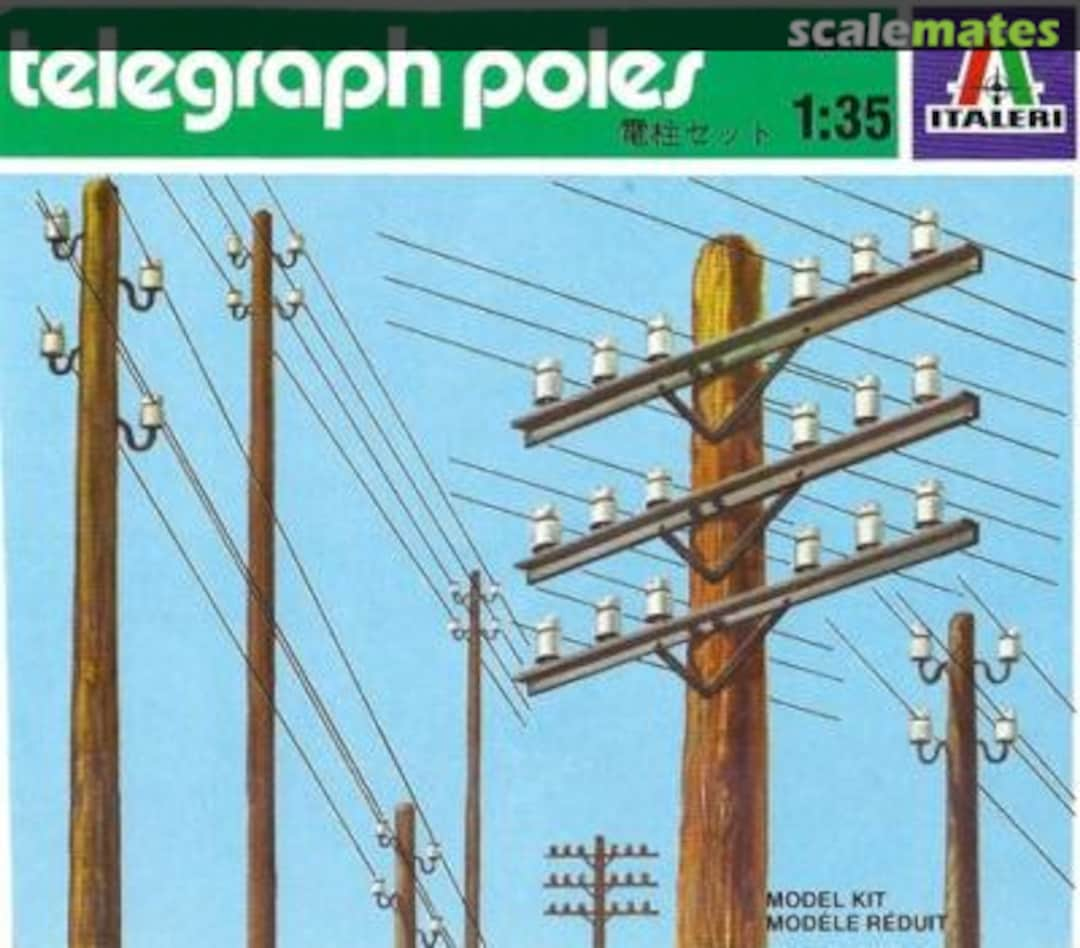 Boxart Telegraph Poles 404 Italeri