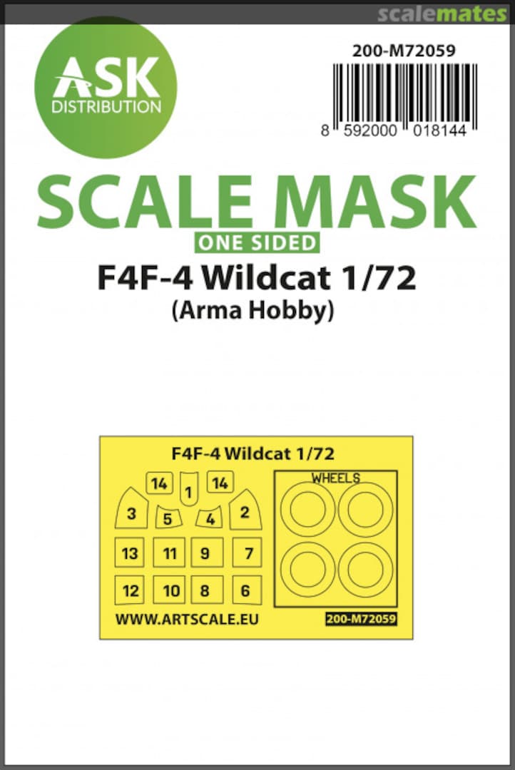 Boxart F4F-4 Wildcat 200-M72059 ASK