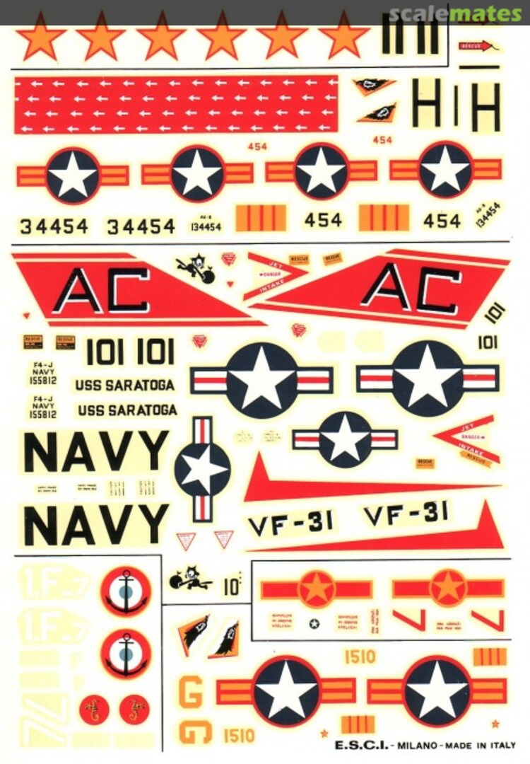 Boxart Aircraft of the Vietnam War 72 ESCI