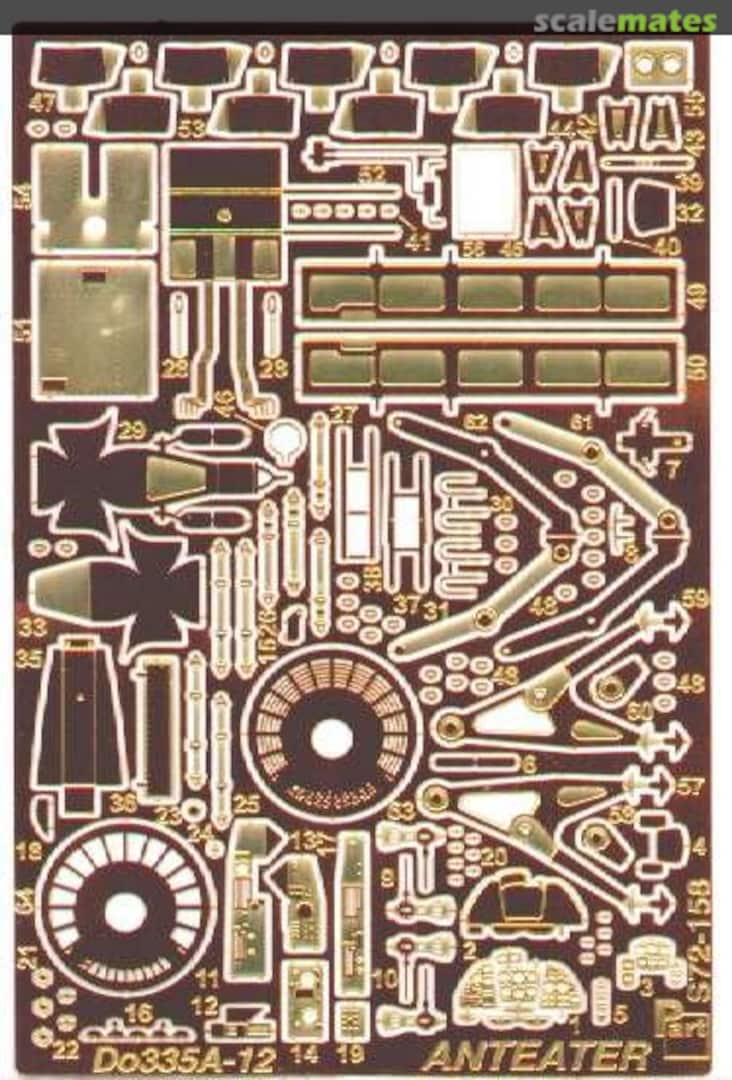 Boxart Dornier Do-335A-12 Anteater S72-158 Part