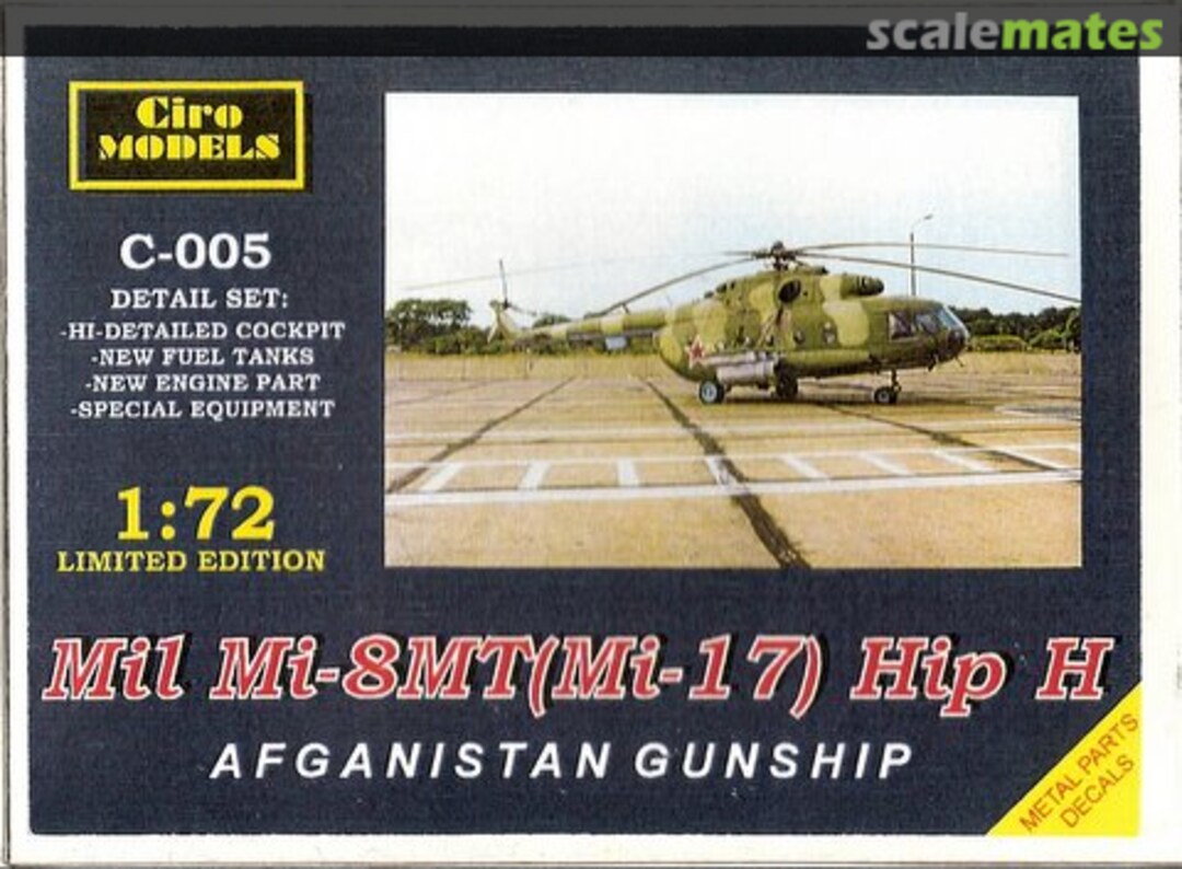 Boxart Mil Mi-8MT Hip H C-005 Ciro Models