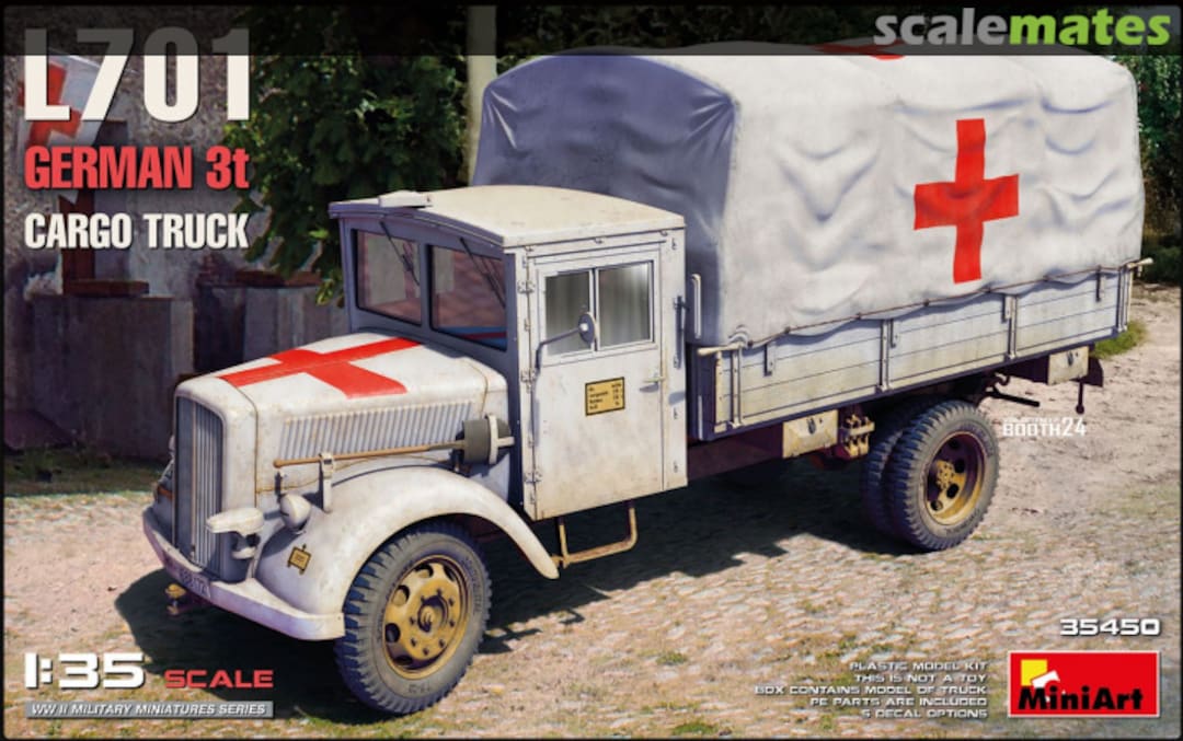 Boxart L701 German 3t Cargo Truck 35450 MiniArt