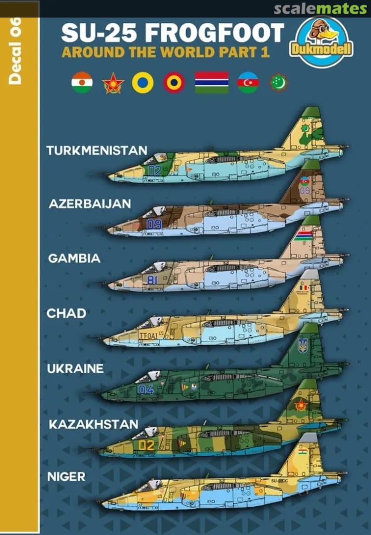 Boxart Su-25 Frogfoot D72006 Dukmodell