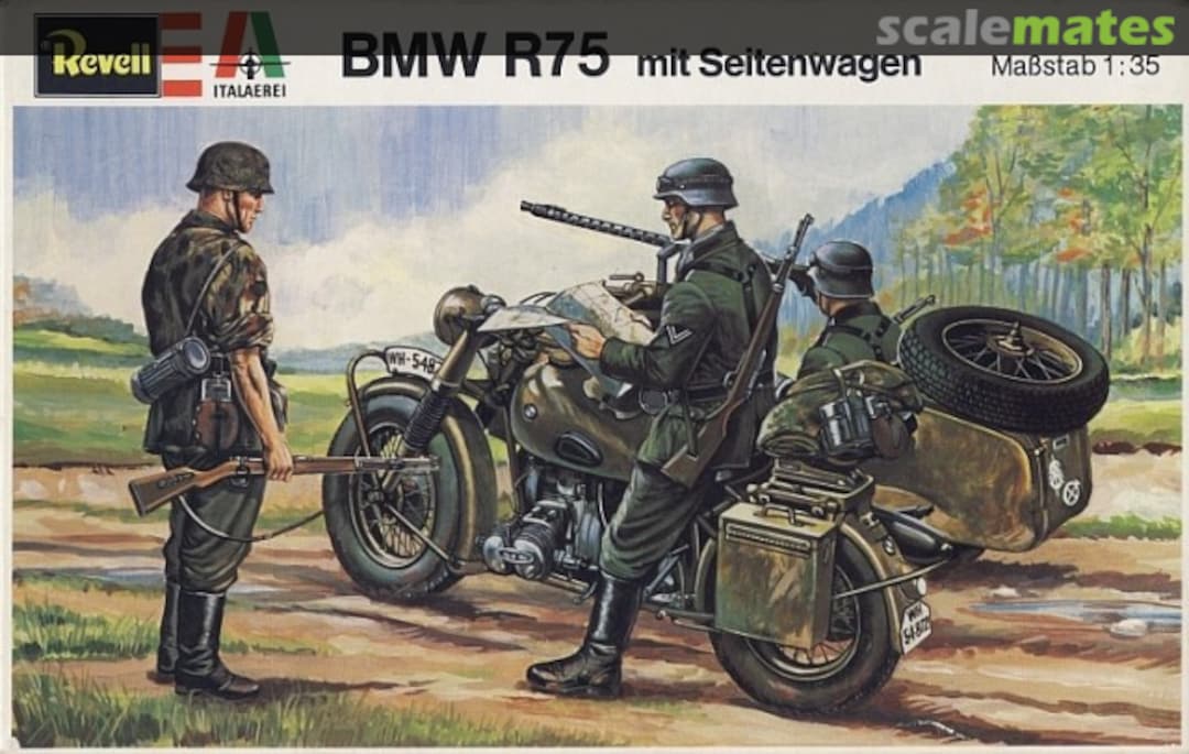 Boxart BMW R75 H-2136 Revell/Italaerei