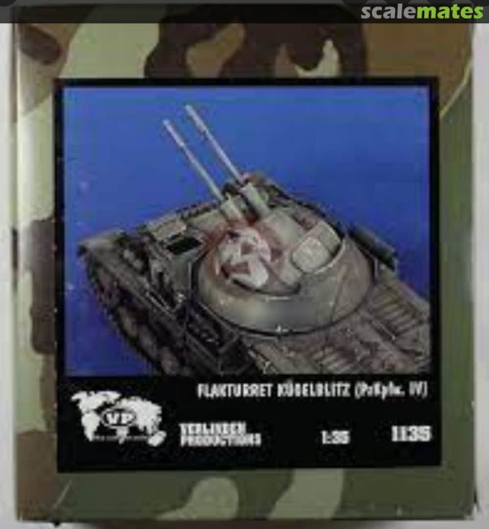 Boxart Flakturret Kugelblitz 1135 Verlinden Productions