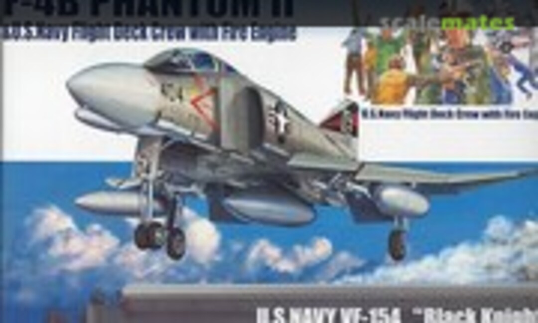 1:72 F-4B Phantom II &amp; U.S. Navy Flight Deck Crew with Fire Engine (Fujimi 72186)