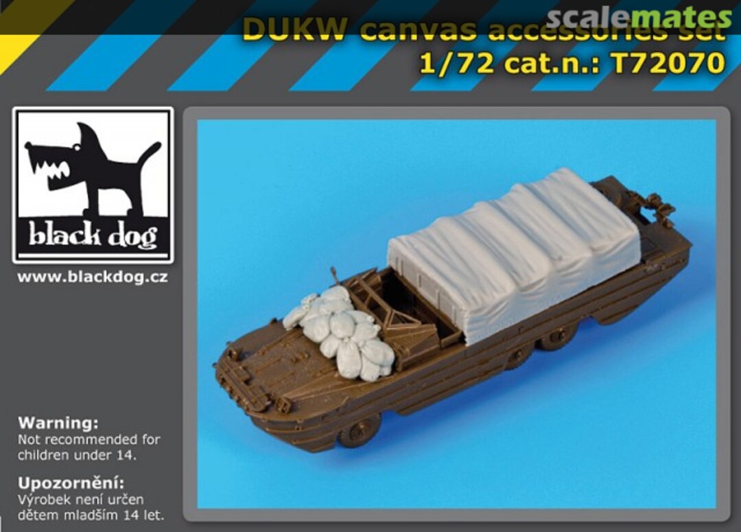 Boxart DUKW canvas accessories set T72070 Black Dog