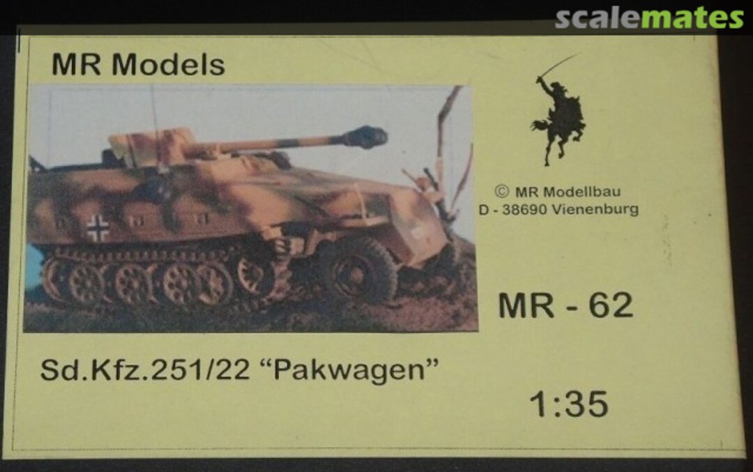 Boxart Sd.Kfz. 251/22 Pakwagen MR-62 MR Modellbau