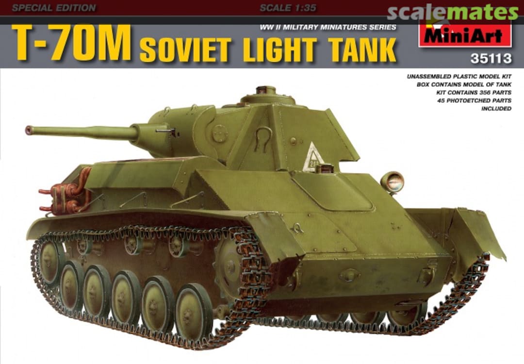 Boxart T-70M 35113 MiniArt