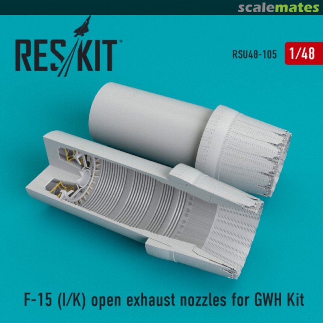 Boxart F-15I/K open exhaust nozzles RSU48-0105 ResKit