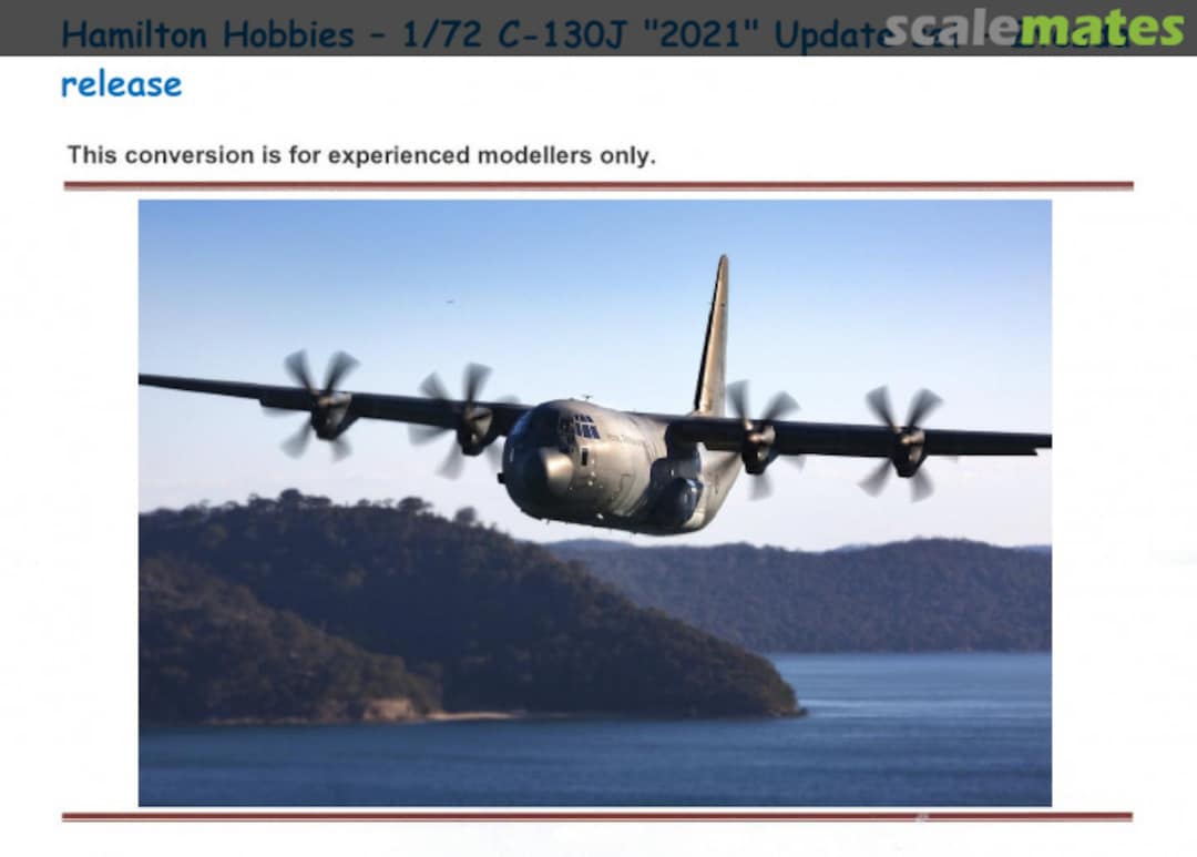 Boxart C-130J Hercules '2021' Update set  Hamilton Hobbies