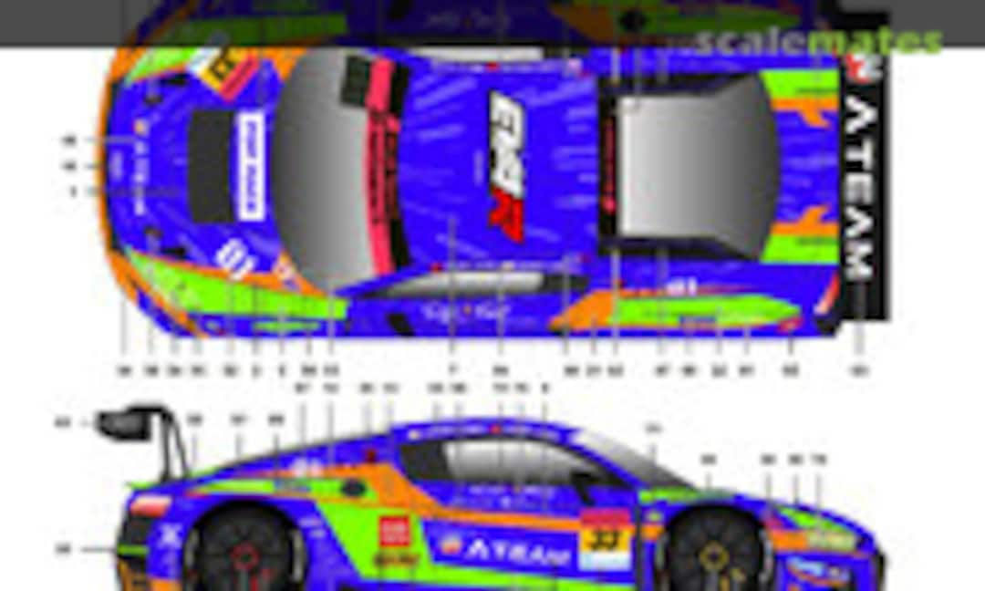 1:24 Audi R8 LMS Evo GT3 Super GT Round 4 Motegi 2020 (SK Decals SK-24150)